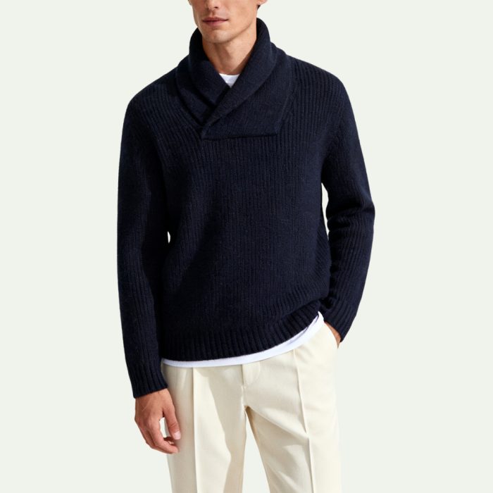 turret-neck-comfortable-mens-pullover-sweater
